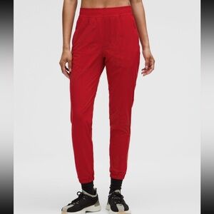 NWT Lululemon Adapted State High-Rise Jogger dark red size 8